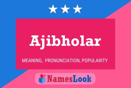 Постер имени Ajibholar