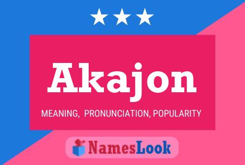 Постер имени Akajon