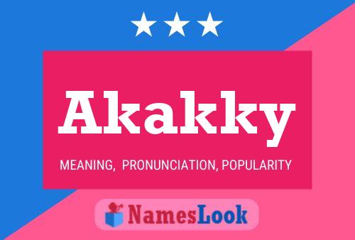 Постер имени Akakky