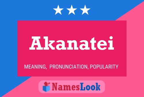 Постер имени Akanatei