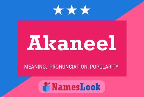 Постер имени Akaneel