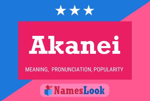 Постер имени Akanei