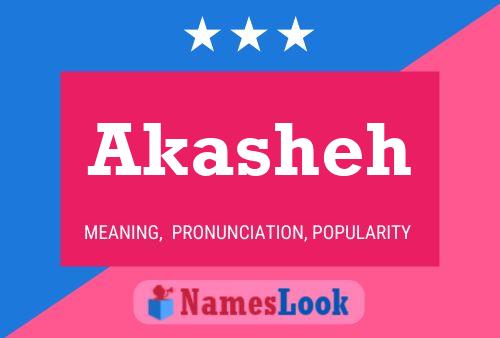 Постер имени Akasheh