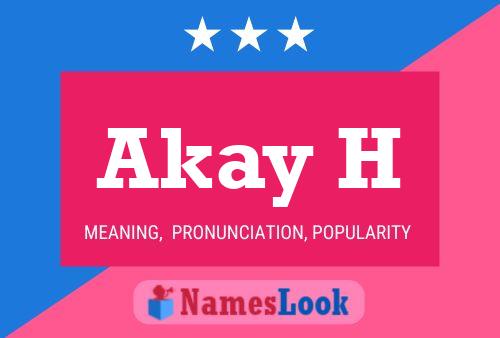 Постер имени Akay H