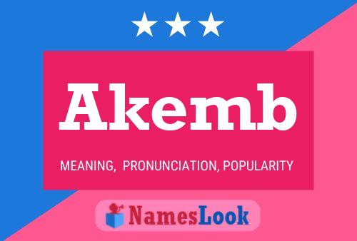 Постер имени Akemb