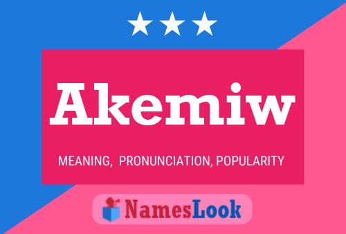 Постер имени Akemiw