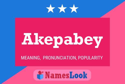 Постер имени Akepabey