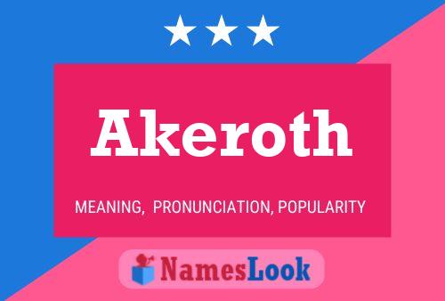 Постер имени Akeroth