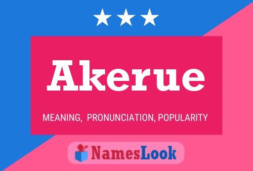 Постер имени Akerue