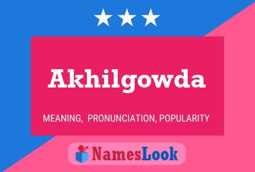 Постер имени Akhilgowda