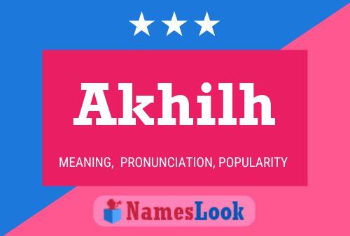 Постер имени Akhilh