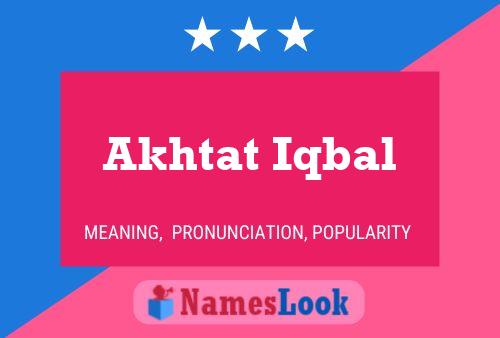 Постер имени Akhtat Iqbal