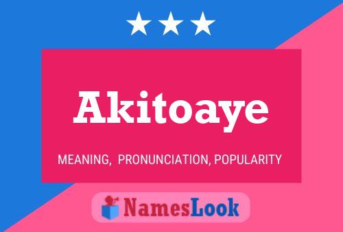 Постер имени Akitoaye