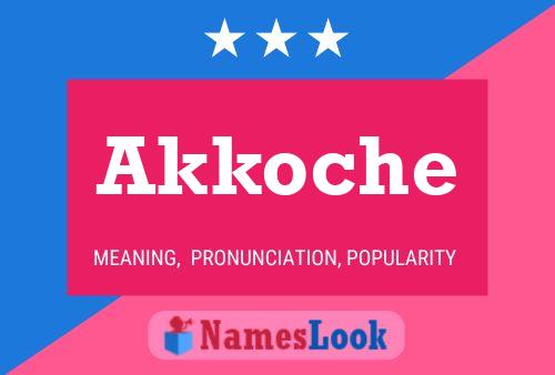 Постер имени Akkoche