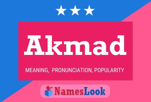 Постер имени Akmad