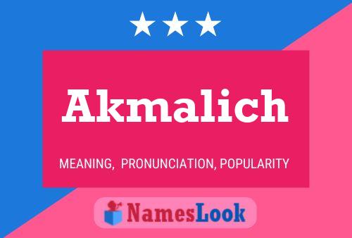 Постер имени Akmalich