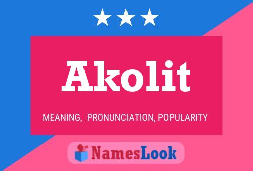 Постер имени Akolit