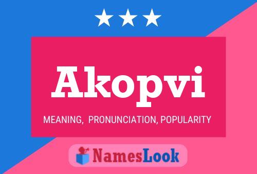 Постер имени Akopvi