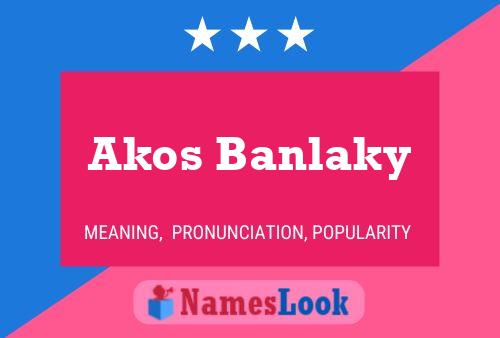 Постер имени Akos Banlaky