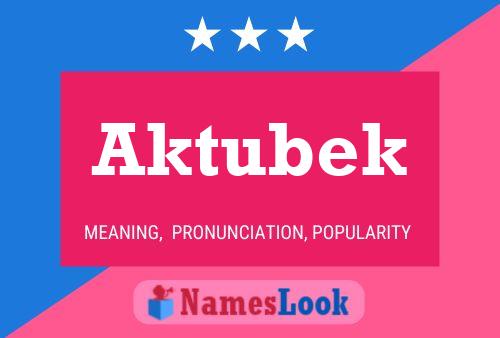 Постер имени Aktubek