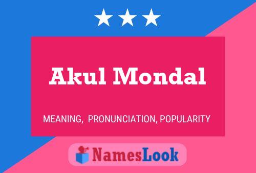 Постер имени Akul Mondal