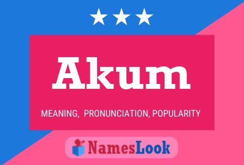 Постер имени Akum