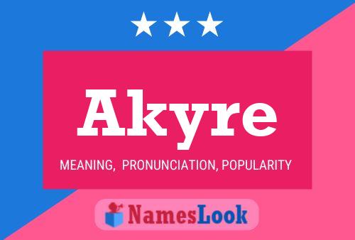 Постер имени Akyre