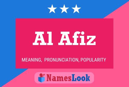 Постер имени Al Afiz