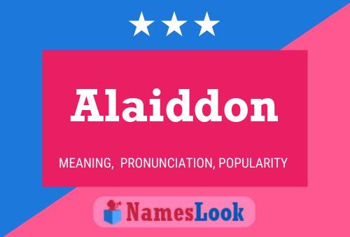 Постер имени Alaiddon