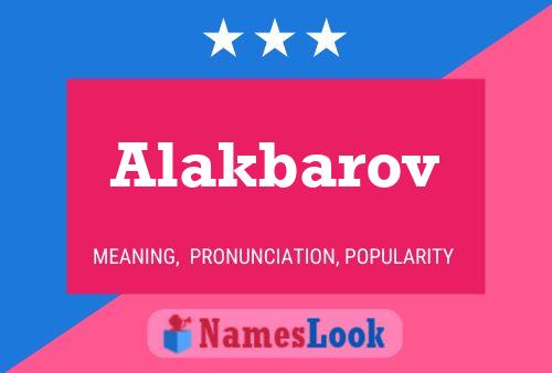 Постер имени Alakbarov