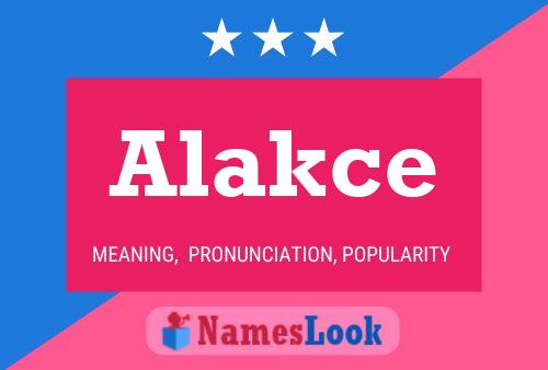 Постер имени Alakce