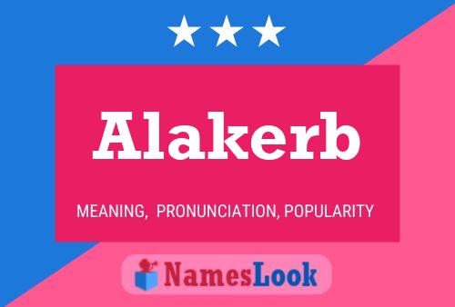 Постер имени Alakerb