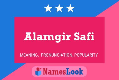 Постер имени Alamgir Safi