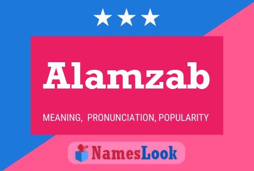 Постер имени Alamzab