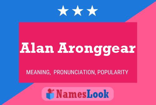 Постер имени Alan Aronggear