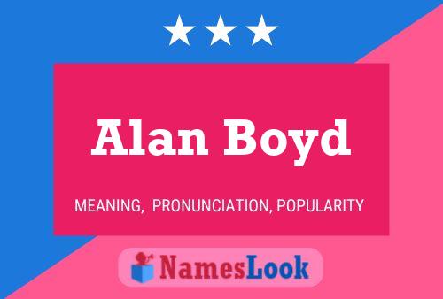 Постер имени Alan Boyd