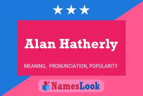 Постер имени Alan Hatherly