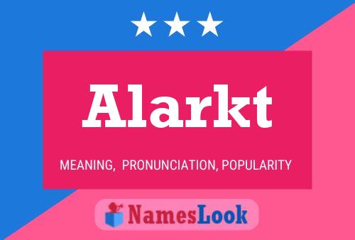 Постер имени Alarkt