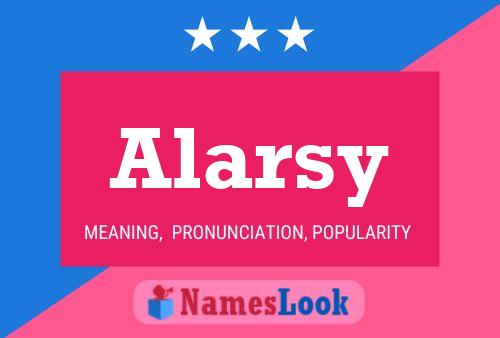 Постер имени Alarsy