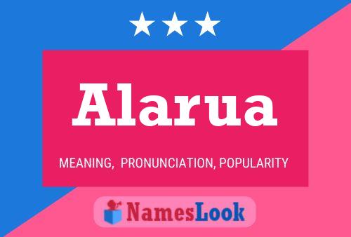 Постер имени Alarua