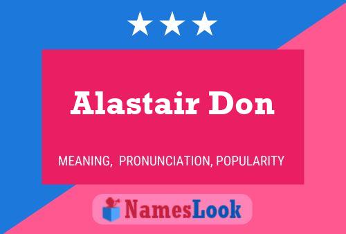 Постер имени Alastair Don