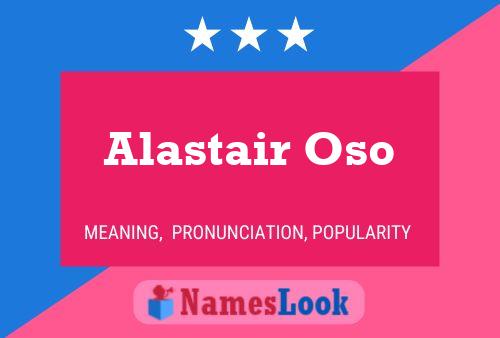 Постер имени Alastair Oso