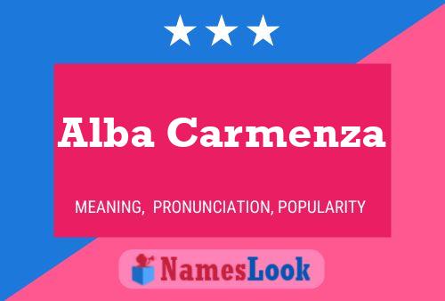 Постер имени Alba Carmenza