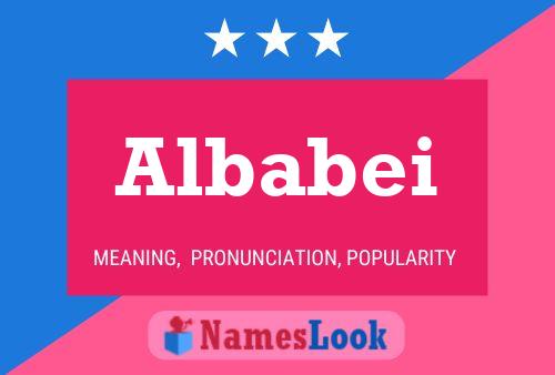 Постер имени Albabei