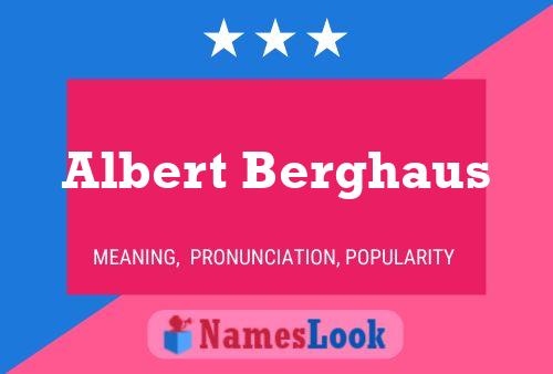 Постер имени Albert Berghaus