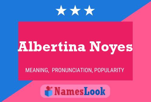 Постер имени Albertina Noyes