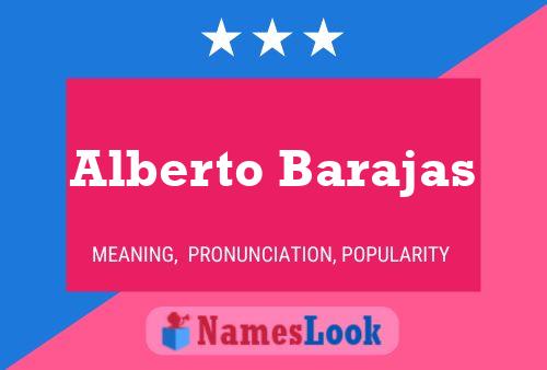 Постер имени Alberto Barajas