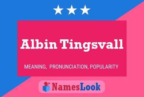 Постер имени Albin Tingsvall