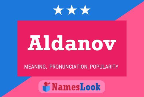 Постер имени Aldanov