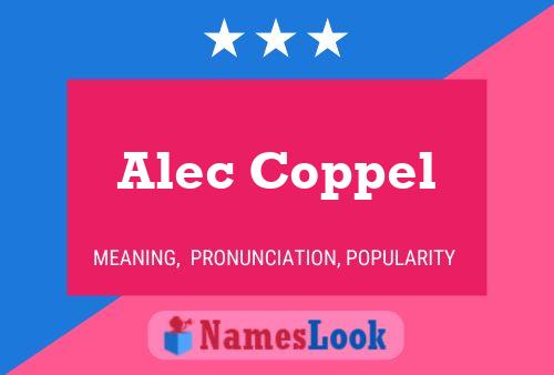 Постер имени Alec Coppel